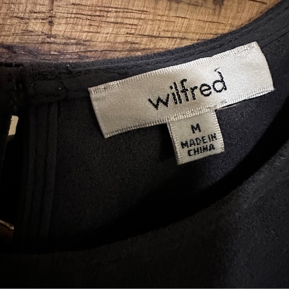 Wilfred Trompette Faux Suede Dress size Medium with Pockets - Picture 4 of 6